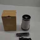 Mini Portable Projector 4K WiFi 6 BT 5.2 Upgraded Portable Projector Full HD Supported for Phone /PC /TV /HDMI /PS5 /Laptop Auto Keystone Home Theater 180 Rotation [Built-in App] White