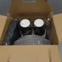 2026 New Years Decorations, 350PCS Black and Gold Party Supplies Disposable Dinnerware Set w/Black Gold Dot Paper Plates Napkins Cups Gold Plastic Fork Knives Spoon for Women Men Birthday Anniversary