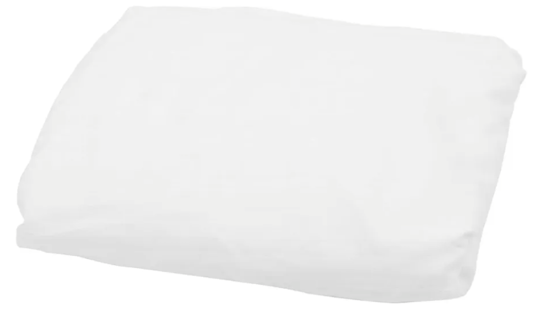 Cotton Blends Home Bedroom Stripes Design Bed Mattress Cover Fitted Sheet 190 x 99 x 30cm White (id: ca2 120 9be d55 DDD