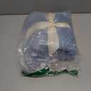 Plush Fuzzy Fleece Throw Blanket Extra Large, Super Soft, Fluffy and Warm Blankets for Couch, Bed, Suitable for All Seasons (23x32  Inches, Light Blue)