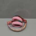 QearFun Kids Bluetooth 5.3 Headphones, Wireless Metallic Gradient Headset, Lightweight Foldable On Ear Headphones with Aux Cord, Fast Charging, Built-in Mic, for School/Travel/Tablet/iPad (Pink)