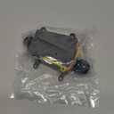 IP68 Waterproof Junction Box,2-Way Outdoor Waterproof Electrical Box with 2 Cable M20 Gland Wire Connector Electrical Junction Box for 4-12mm Diameter Cable, Black