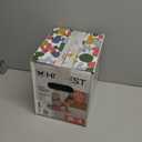 DZQ Perforated Casting Flask Vacuum Casting Stainless Steel Wall Flanged with Rubber Sprue Base(5" x 7")