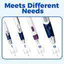 31G 1/4 Inch/6mm, Pen Tips Pack of 200, Thin-Wall Channel Design, Individually Wrapped