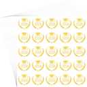 2 x Gersoniel 500 Pcs Class of 2026 Graduation Stickers 1.6inch Gold Foil Graduation Envelope Invitation Seal Label Sticker Self-Adhesive Congrats Grad Cap Hat Decal for Senior College Grad Party Favor