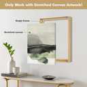 32x48 Canvas Frame for Gallery Art Print,1.5" Deep,Natural Woodgrain