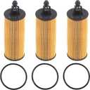 68191349AC Oil Filter for Jeep Grand Cherokee 3.6 Wrangler JK Chrysler 300,Durango Grand Caravan Journey Ram 1500 2500 3500 3.6L 2012 2013 2014 2015 2016 2017 2018-2021 68191349AA, 68191349AB 3Set.