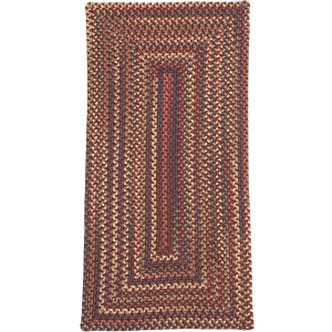 Colonial Mills Durban Braided Multi Runner - Rusted Red 30" x8'