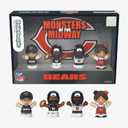 Little People NFL 4 Piece Collector Figure Box Team Set, Team Colors, One Size (Chicago Bears)