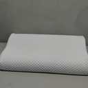 Memory Foam Bed Pillow for Sleeping, Ergonomic Cervical Contour Neck Support Orthopedic Pillow for Side Back Stomach Sleeper, Neck and Shoulder Pain (Blue)