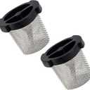 Canamax [Upgraded 2025] 6-504-00 Universal Wall Fitting and Quick Disconnect Filter Screen - Compatible with Zodiac Polaris 280 380 360 180 165 65 Pool Cleaner - Pack of 2
