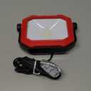 CRAFTSMAN 1100 Lumens 4000K LED Tiltable Portable Work Light in Red with 2-in-1 Adjustable Metal Rotating Stand and Handle, Impact-Resistant Glass Lens, 5FT Power Cord, ETL, Perfect for Job Site