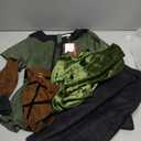 ReliBeauty Kids Archer Costume Boys Girls Hunter Costume with Cape, Green, 160