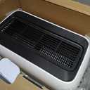 Dehumidifier for Home, Dehumidifiers for Bathroom, Bedroom, Living room, Closet with 68 OZ Water Tank, Moisture Absorbers, Auto Shut Off, Auto Humidity Control, 7 Colors LED Light, Black and White