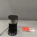Gourmia GCM3518 5-Cup Programmable Drip Coffee Maker, Brew Later Timer, Adjustable 4-Hr Keep Warm, Pause & Serve, Freshness Timer, 700 W Compact Glass Carafe, EZ-View Water Window