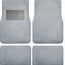 FH Group F14403GRAY Gray Carpet Floor Mat with Heel Pad (Deluxe)