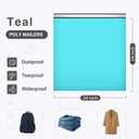 UCGOU Poly Mailers 24x24 Inch Teal 50 Pack Extra Large Shipping Bags Strong Thick Mailing Envelopes Self Seal Adhesive Waterproof and Tear Proof Boutique Postal for Clothing Quilt and More
