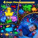 Baby Sound Machine Baby Kids Night Light Projector with Star, 30 Soothing Sounds White Noise Machine for Sleep, 31 Color | 4 Films Baby Sleep, Remote+Timer+3 Brightness Sensory Light for Autism Toys