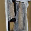 Dining Room Light Fixture Farmhouse Pendant Lights Kitchen Island Rustic Kitchen Light Fixtures 4 Lights Wood and Black Metal Rectangular Chandelier Ceiling Hanging Lighting 35.4"