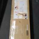 Baby Delight Horizon Full Size Crib, Breathable Mesh Walls, Tool-Free Assembly Baby Bed, Luxe Quilted Easy to Clean Fabric, Grey