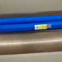 Pangda 8 in X 6 ft Clear Grass Catcher Lawn Vac Hose PU Flexible Leaf Vac Collection Lawn Mower Bagger Dust Collection Hose Fits Most Brands