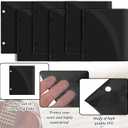 Marching Band Flip Folder Pages - 6 Pocket Double-Sided Music Holder 7.5x6.5 Inch | PVC Waterproof Sheet Folder for Concert, Choir & Orchestra (M)