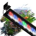 Led Aquarium Light, Full Spectrum Fish Tank Lights, 55/75 Gallon Freshwater Fishtank Hood Lighting for Grow Fish, Plants, Adjustable from 48 to 54 Inch