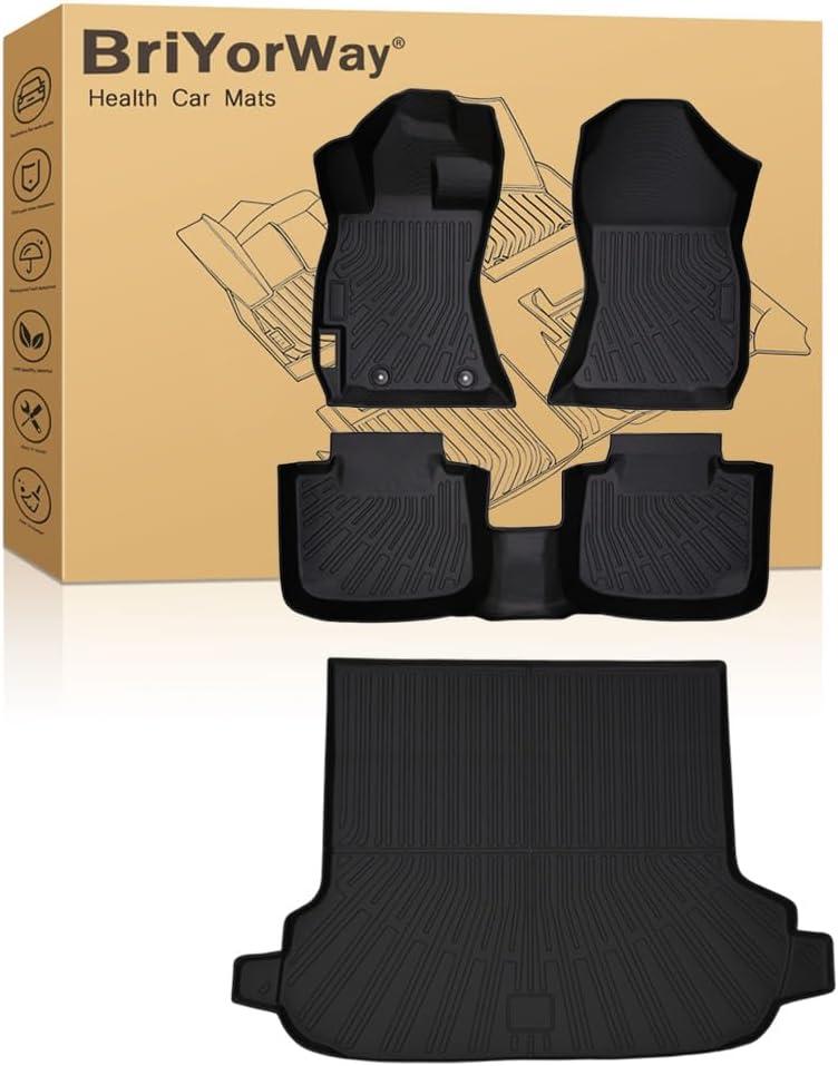Car Floor Mats for Subaru Outback 2015 2016 2017 2018 2019 Accessories, for Subaru Outback All Weather Automotive Floor Mats & Cargo Liner