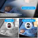 Indoor Pan/Tilt Security Camera, 5G WiFi Home Cameras for Baby Monitor/Pet Camera, Auto-Focus and Zoom, Motion Detection, 2-Way Audio, Siren, Color Night Vision, Cloud & SD Card Storage (S800-1Pack)
