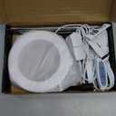 Kullsinss White Grow Light, Full Spectrum LED Plant Lights for Indoor Growing with 6/12/16H Timer, 3 Color Modes, 5 Brightness, 10"-65" Height Adjustable Growing Lamp for Large Indoor Plants, 2 Pack