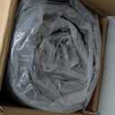 KingChii CertiPUR-US Memory Foam Camping Mattress, Portable Roll Up Travel Car Camping Mattress Sleeping Pad & Floor Mattress, Cot Mattress Guest Bed for Sleepover with Waterproof Cover & Travel Bag (75*30*3*inch/Single, Grey)