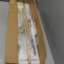 KARTOOSH 24.4 Inch Removable Battery Operated Wall Sconces Set of 2 with Remote Control, Stepless Colors 3000K-6000K & Dimming, 350°Rotate, LED Gold Wireless Wall Light for Living Room, Bedroom, Gold