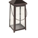 HD Designs Large Metal lantern, 14 Inch