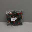 30PCS Artificial Pine Picks Christmas Simulation Pine Needle Small Berries Pinecones for Flower Arrangements Wreaths Wedding Xmas Tree Decor (30, Red)