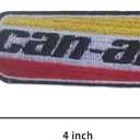 3 Pcs Can-am Embroidery Patch Motorcycles Iron-on Sew On Patches for Clothing Jacket Backpack Jeans Sport Decal Gift 4 * 1.5 Inch