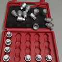 20PCS Wheel Locking Nut Key Kit Compatible with BMW Series, Wheel Lock Nut Socket Bolt Set, Wheel Anti-Theft Lug Nut Removal Tool, Anti-Theft Screw Remover