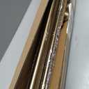Brass Double Curtain Rods, Heavy Duty Decorative Drapery Rod 36-72 Inches, Telescoping Drapery Rod with Twisted Cage Finials