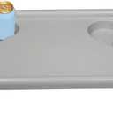 Drive Medical 10125 Walker Tray with Cup Holders, Gray