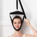 Neck Stretcher Cervical Traction Device for Home Use - Over The Door Cervical Neck Traction Device for Decompression Home Physical Therapy, Portable Neck Traction Device for Neck Pain