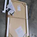 Flash Furniture Wren Adjustable Classroom Activity Table for School and Home, Plastic Activity Table for Kids, 23.625" W x 47.25" L, Natural (Set of 2)