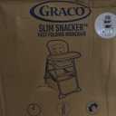 Graco Slim Snacker High Chair, Ultra Slim, Fast-Folding, Multiple Recline Positions, Comfortable Feeding, Whisk