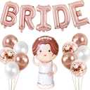 16pcs 44 Bride Balloon Bachelorette for Bride Party Decoration Bridal Shower Wedding Engagement Party Decoration Brides To Be Parties Decorations Supplies