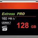128GB UDMA Speed Up to 160MB/s,Original CF Card Camera Memory Card