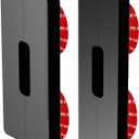 2 Pack No-Drill Mount Compatible with Aosu, Arlo, Blink, Eufy, Nest, Netamo, Reolink, Tapo, Wyze Video Doorbell Wired Battery Doorbell Plus Wireless Security Camera Adhesive Plate