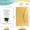 Spercy Funny Graduation Gifts for Daughter Son, Make Me Proud Congratulations Card, No Cap Graduation Card