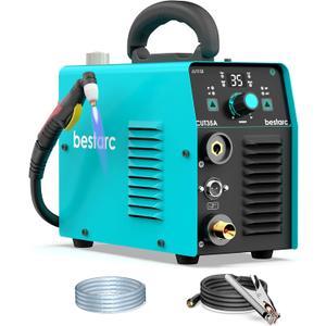 bestarc Plasma Cutter, 35Amps 110V Plasma Cutter Machine, IGBT Inverter bestarc Plasma Cutting Machine, 1/4" Clean Cut 1/2" Max Cut, Post Flow, 2T/4T for Beginners DIY