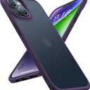 TORRAS Upgraded Shockproof Case for iPhone 14 & 13, Military Grade Drop Tested, Slim Fit, Deep Purple