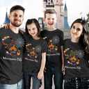 Family Halloween Matching T-Shirts Pumpkin Shirts Funny Spooky Family Costume Tees Top for Kids Adults (Small, Gray-men)