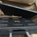dbest products Quik Cart Collapsible Rolling Crate on Wheels for Teachers Tote Basket 80 lbs Capacity, Made from Heavy Duty Plastic Used as a Seat, Black