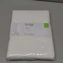 Royale Linen 100% Organic Cotton California King Flat Sheet Only  Super Soft  Percale Top Sheets  California King Flat Sheet Sold Separately  Cool & Crisp White Sheets Only (108" x102", White)